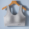 【薄棉舒适，显瘦美背】简约圆领棉质美背薄款内衣女，小清新美背必备，无钢圈杯垫舒适亲肤，轻盈薄款运动文胸，大胸显小，跑步防震防下垂，舒适无压力！ 商品缩略图8