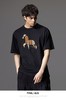 PINLI品立2024夏季新款男装软金属压烫圆领短袖T恤潮BG242111013 商品缩略图8