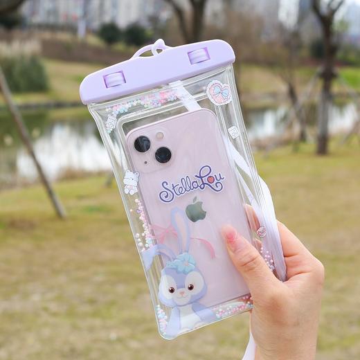 【2个装！可爱卡通手机防水袋】流沙气囊 漂浮防水套触屏 漂流游泳泼水节 商品图10