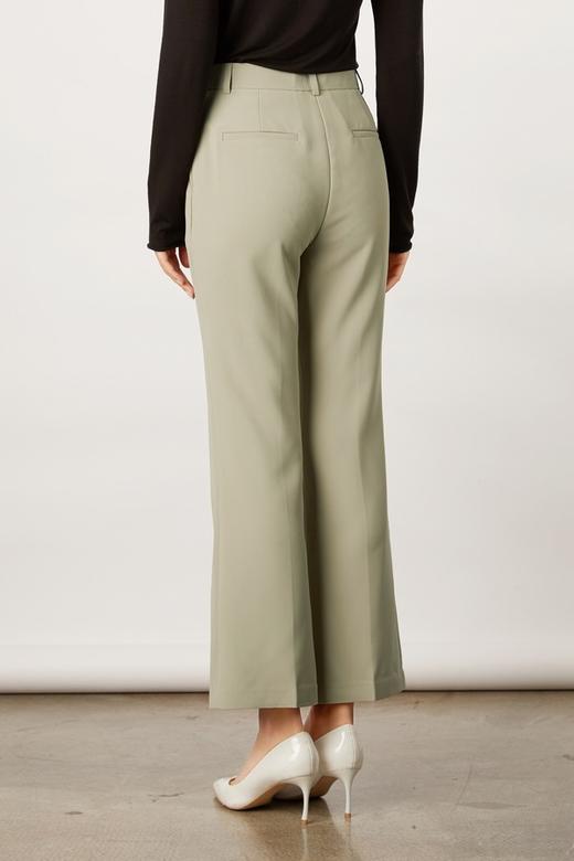 ESTELLICA 绿色直筒西装长裤 11157 商品图2