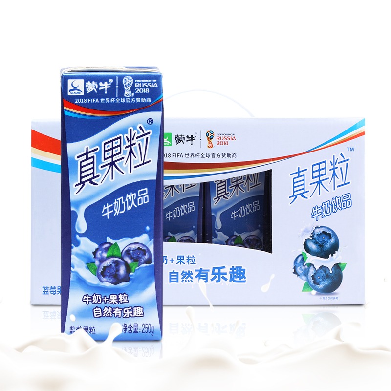 蒙牛真果粒250g×12盒