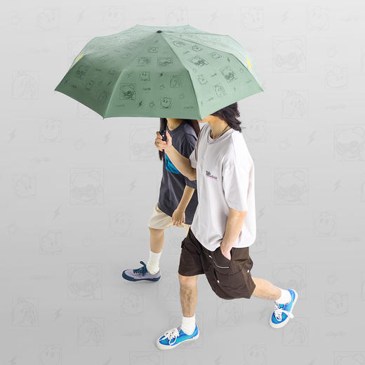 City Pop 折叠伞 遇水浮花 商品图1