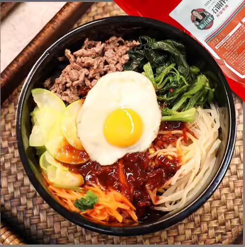 1kg 朴小样 石锅拌饭酱 韩式石锅拌饭调味酱 韩式火锅年糕拌面拌饭酱 商品图2