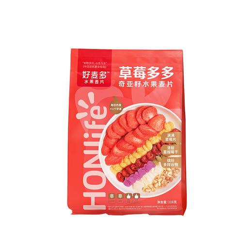 好麦多 水果麦片（草莓）216g 商品图0