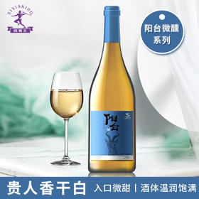 【中国农垦】西夏王 阳台系列-贵人香葡萄酒 女士低度甜酒微醺干白甜型 750ml