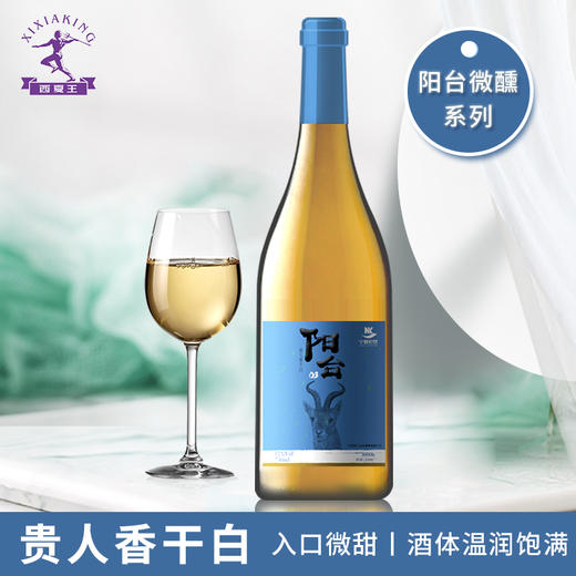 【中国农垦】西夏王 阳台系列-贵人香葡萄酒 女士低度甜酒微醺干白甜型 750ml 商品图0
