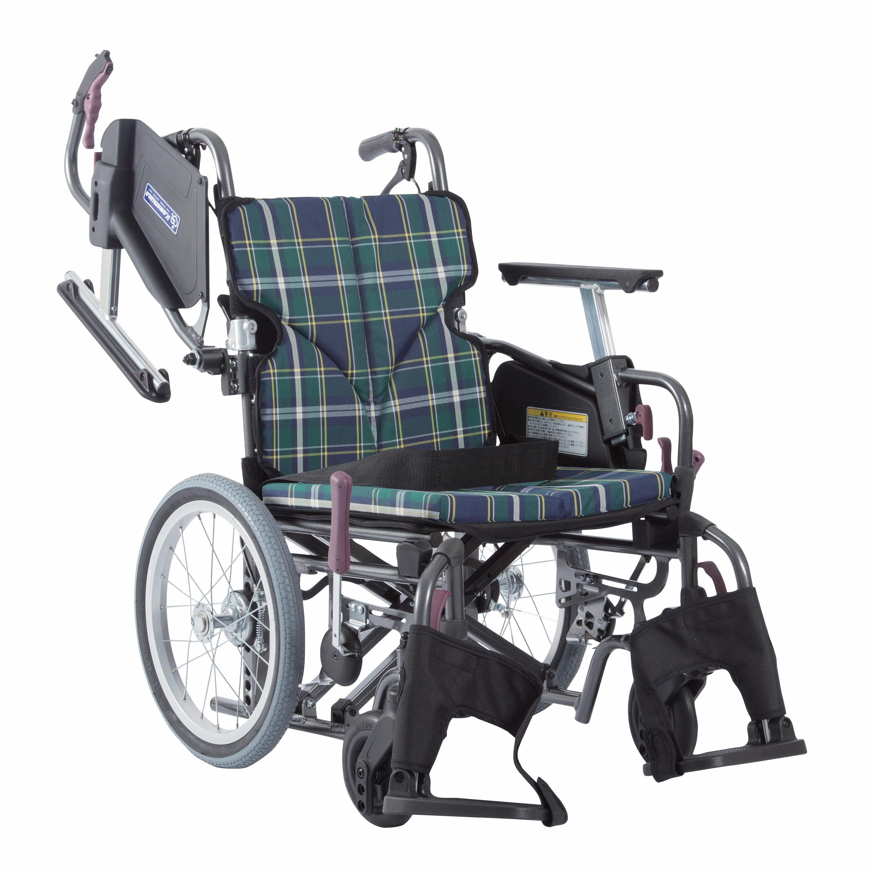 【日本河村】扶手可掀轻便轮椅可折叠方便移乘钛铝合金车架