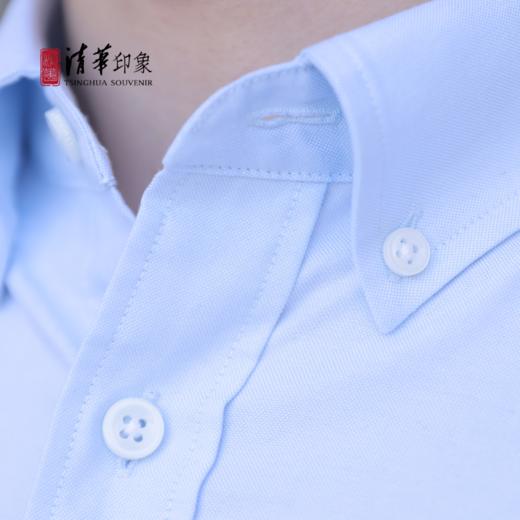 清华文创衬衫中性浅蓝色经典款 商品图5