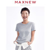【T恤】女装MAX柔棉多彩百搭修身短款T恤 1N2221213 商品缩略图3