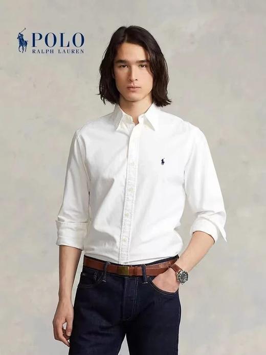 24新款配色！拉夫家情侣款牛津纺长袖衬衫 商品图3