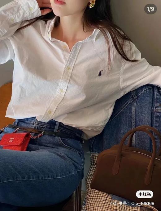 24新款配色！拉夫家情侣款牛津纺长袖衬衫 商品图0