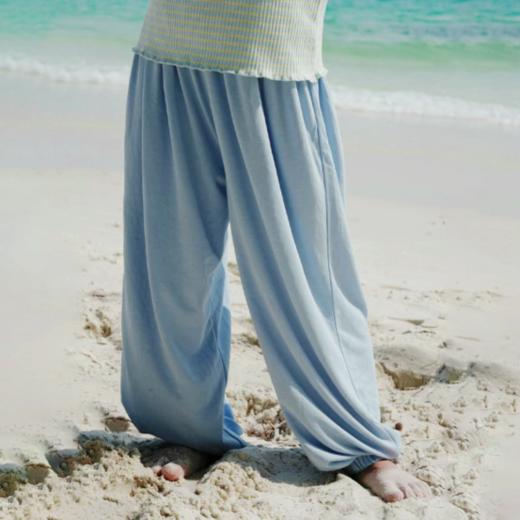 ✅【runrungo自由家铜氨丝凉凉裤】🌿拥有凉感的秘诀：新科技铜氨面料，❄️一种”会呼吸“的纤维，植物中提取出来的天然成分，🌞 商品图3