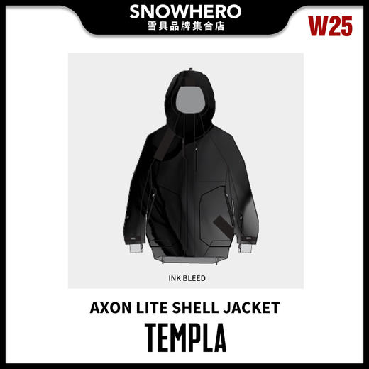 24/25雪季TEMPLA男女同款AXON LITE SHELL JACKET滑雪服预售 商品图4