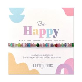 北京仓｜Les Mots Doux-Be Happy-要快乐 手链［法国设计师］