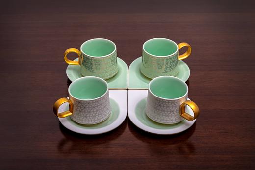 玉青瓷·和合同心四杯 商品图0