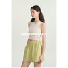 MAISON CECILE牛油果绿/条纹桑蚕丝花苞短裙裤 商品缩略图3