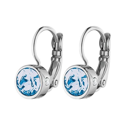 订购6周到｜Dyrberg Kern-MADU-淡蓝色 耳环（银色）［丹麦设计师］ 商品图0