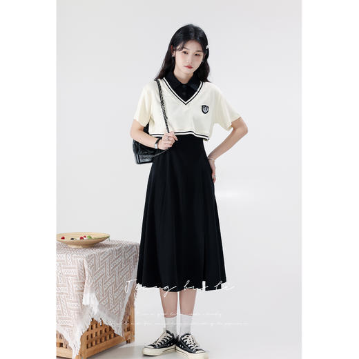 【65折秒杀】鹿向南【原创学院风】夏季搭配学院风上衣QYM001273TX 商品图2