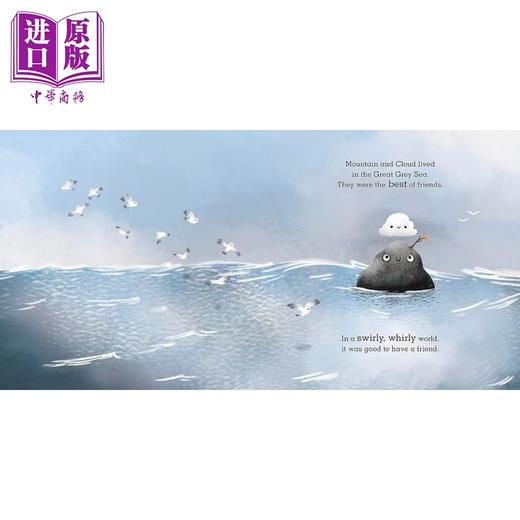 【中商原版】山与云Jana Curll Mountain and Cloud A story about facing your worries and finding friendship英文原版绘 商品图1