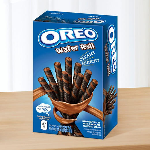 奥利奥夹心威化卷巧克力味54g 商品图0