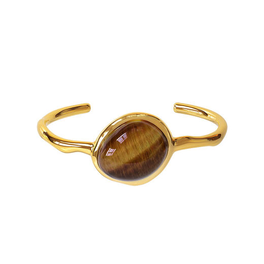 盐岛	节气系列虎眼石手镯 商品图1