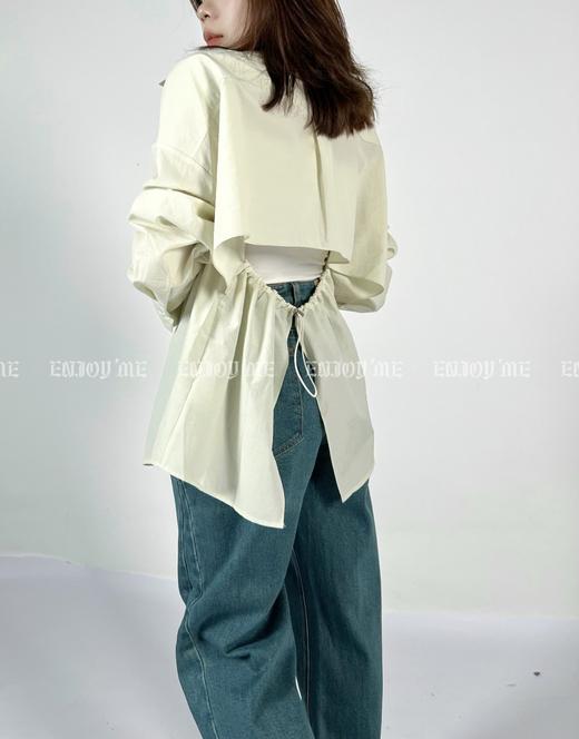 【门店同款】ENJOY夏季设计感镂空衬衫 157092978 商品图5