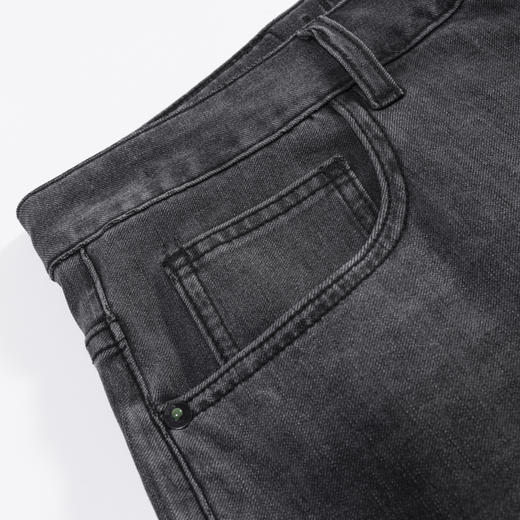 【新品上新】HX 春夏直筒水洗牛仔长裤Y201420002101 商品图4