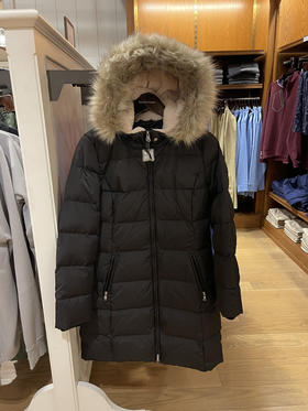 瑕疵POLO RALPH LAUREN 女士秋冬保暖长款仿羊羔绒领毛领羽绒服
