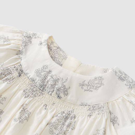 英氏-童衣类（夏）H4英梭短蛤浅雅杏66CM女 商品图2