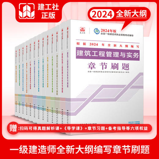 （预售）2024年版全国一级建造师执业资格考试辅导 章节刷题 商品图0