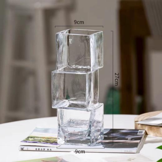 轻奢高档不规则花瓶--0927错位方块 商品图4