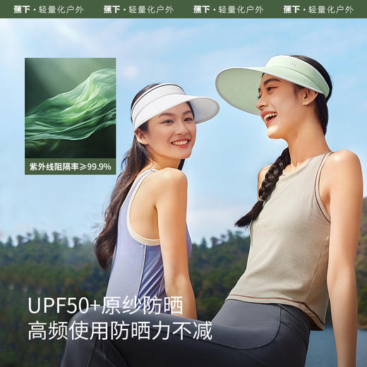 杨幂同款女士空顶防晒帽UL56924女防晒帽H242270758 商品图2