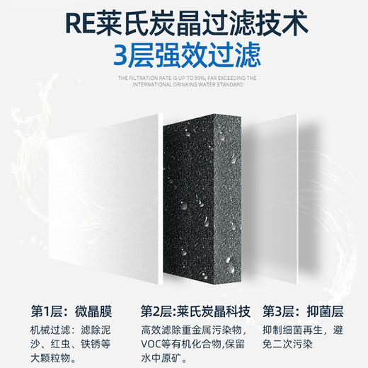 原装美国进口珍浦净水器美而浦厨房家用直饮水机 净水量2.8-8千升 商品图3