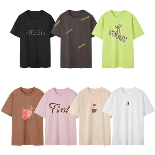 oldcolour【7日T】夏日水果系列 活动款 短袖T恤女 商品图3