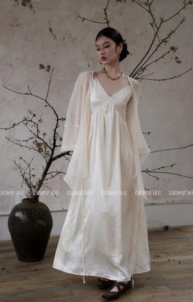 【门店同款】ENJOY夏季云敛-缱绻入梦清冷吊带长裙 157309663