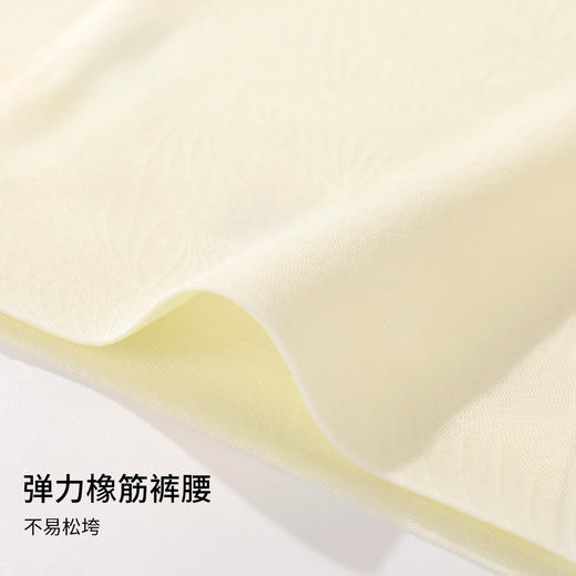 雅黛丽高腰收腹提臀三角裤性感蕾丝塑身裤轻薄透气含桑蚕丝底裆2条装 商品图5