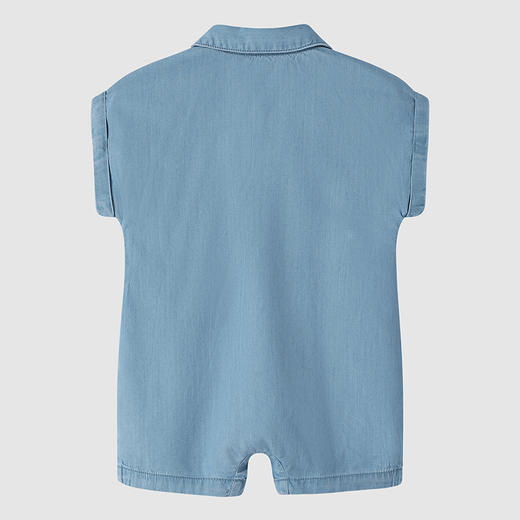 英氏-童衣类（夏）H4英梭短蛤 浅牛仔蓝66CM男 商品图1