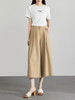【专属特价】熙世界松弛感八分阔腿裤女2025夏季新款休闲裙裤小个子宽松裤子 商品缩略图1