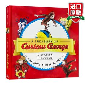 Collins柯林斯 英文原版 好奇乔治猴8个故事合集 绘本 A Treasury of Curious George 精 全英文版 精装