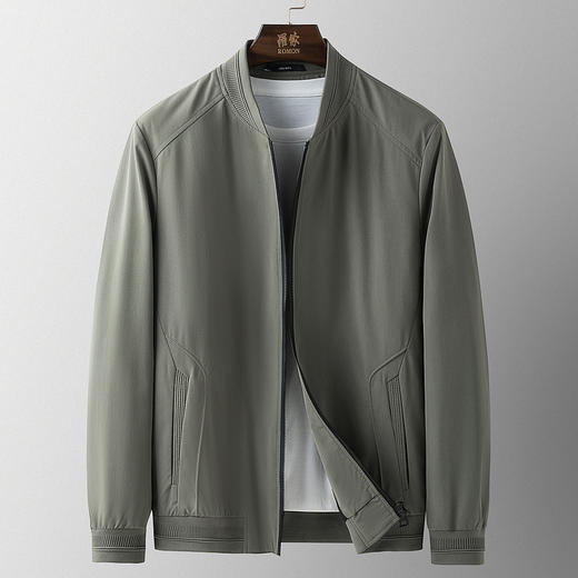 秋装上新【防风立体斜纹】罗蒙春秋棒球服夹克男士外套经典男士夹克休闲百搭外套男 商品图2