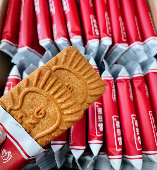 老米优品/ 便宜但好吃！！味滋源焦糖饼干500g比利时风味黑糖味整箱盒网红零食早餐休闲 商品图1