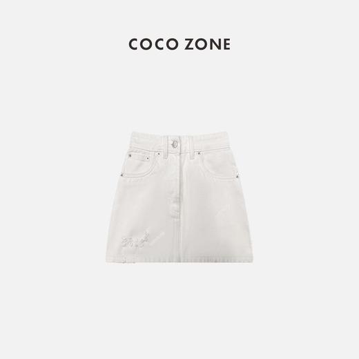  COCO ZONE 新款牛仔短裙A字百搭显瘦包臀裙 23C29256 商品图0