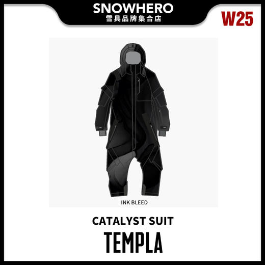 24/25雪季TEMPLA男女同款CATALYST SUIT滑雪连体服预售 商品图1