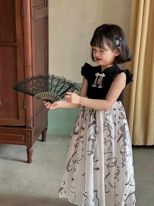 水墨中式连衣裙 商品图1