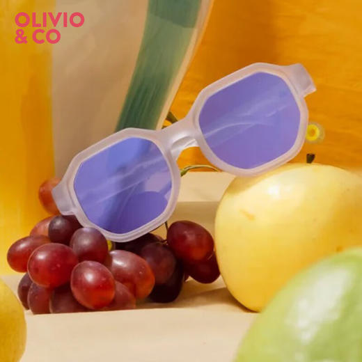 OLIVIO&CO大童创意D款太阳眼镜-贝壳紫 商品图1