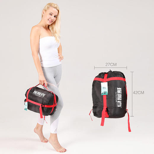 测评优品-探险者睡袋 成人 户外室内 露营午休 保暖防水 可拼接 酒店隔脏 商品图5