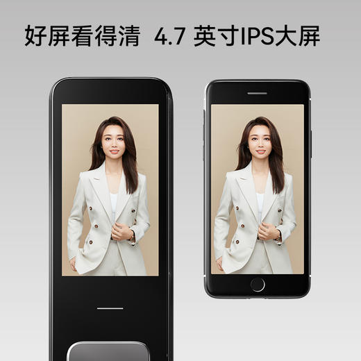 鹿客S6Max指静脉猫眼双摄大屏智能锁 商品图6