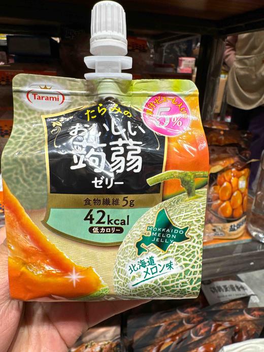 日本Tarami蒟蒻果冻哈密瓜味150g 商品图0