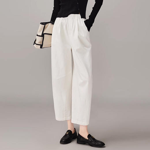 裁缝学苑AS227新款显瘦高腰通勤九分裤子哈伦萝卜裤纸样女装打板 商品图3