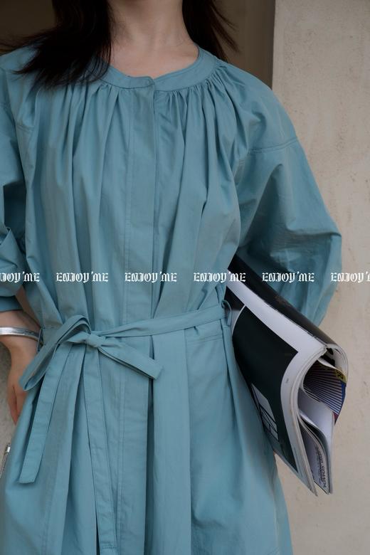 【门店同款】ENJOY夏季松弛美学-褶皱系带连衣裙 157159052 商品图3